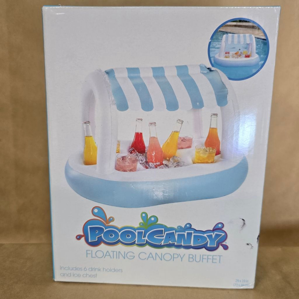 PoolCandy Floating Canopy Buffet NIB